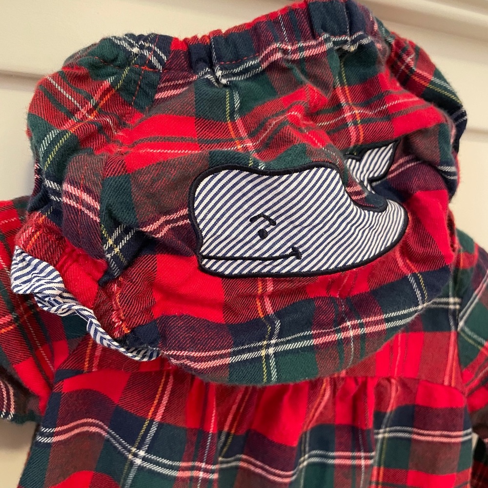 Vineyard Vines Baby 0-3 Plaid Holiday Dress
